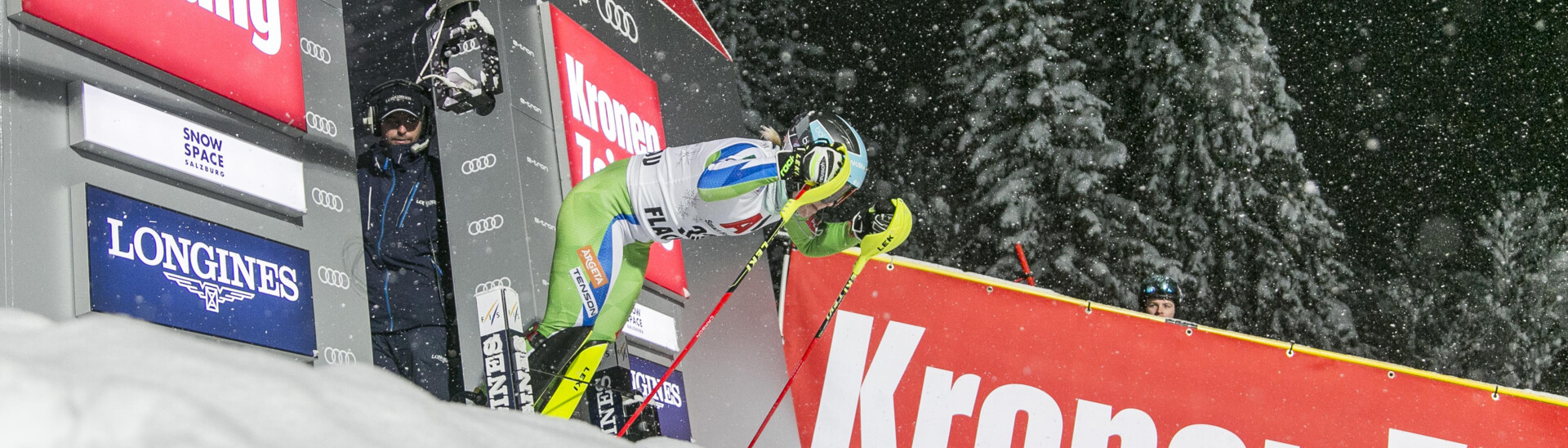 Start beim Weltcup in Flachau