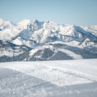 Winterlandschaft im Snow Space Salzburg